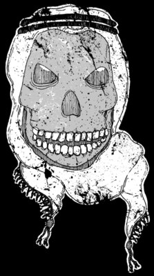 Arab Skull (on darks)