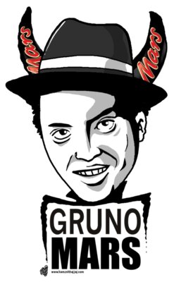 Gruno Mars - by Hamzeh Hajjaj