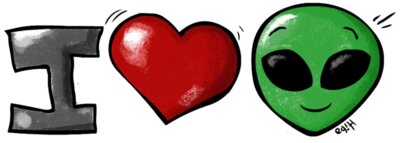 I Love Alien - by Hiba Wasef