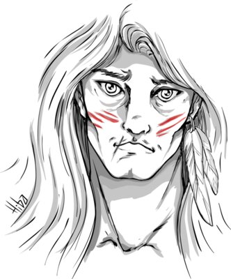 Wolf Man - by Hiba Wasef